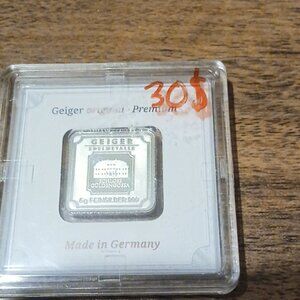 Geiger 5g silver bar